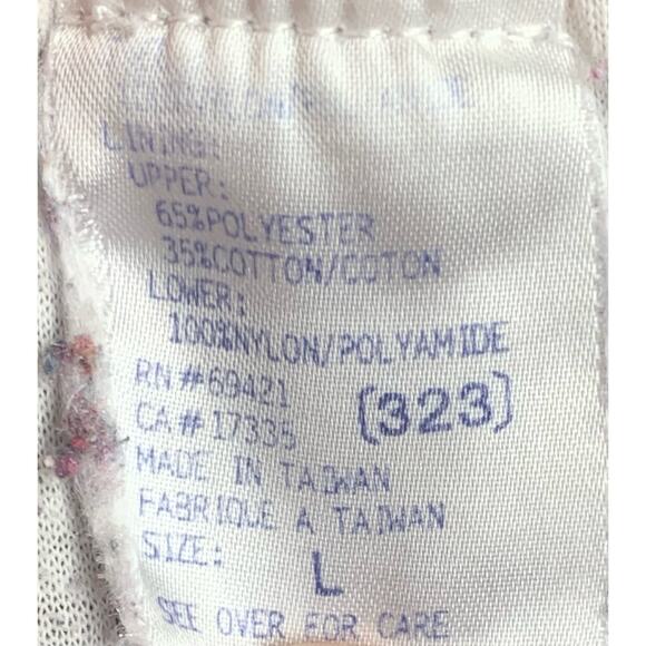 Reebok Track Pants Men Sz Large Black White Zipper Ankle Athletic String Missing - Picture 10 of 10